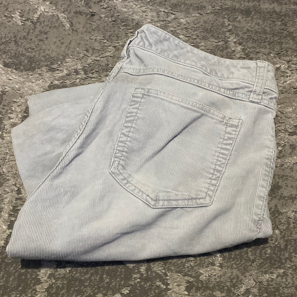 Light Gray Corduroy Pants